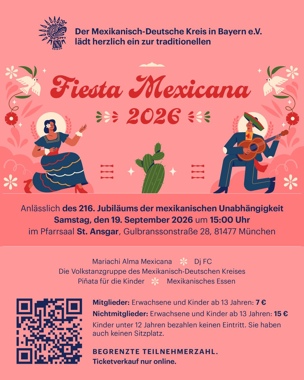 Einladung zur Fiesta Mexicano 2026