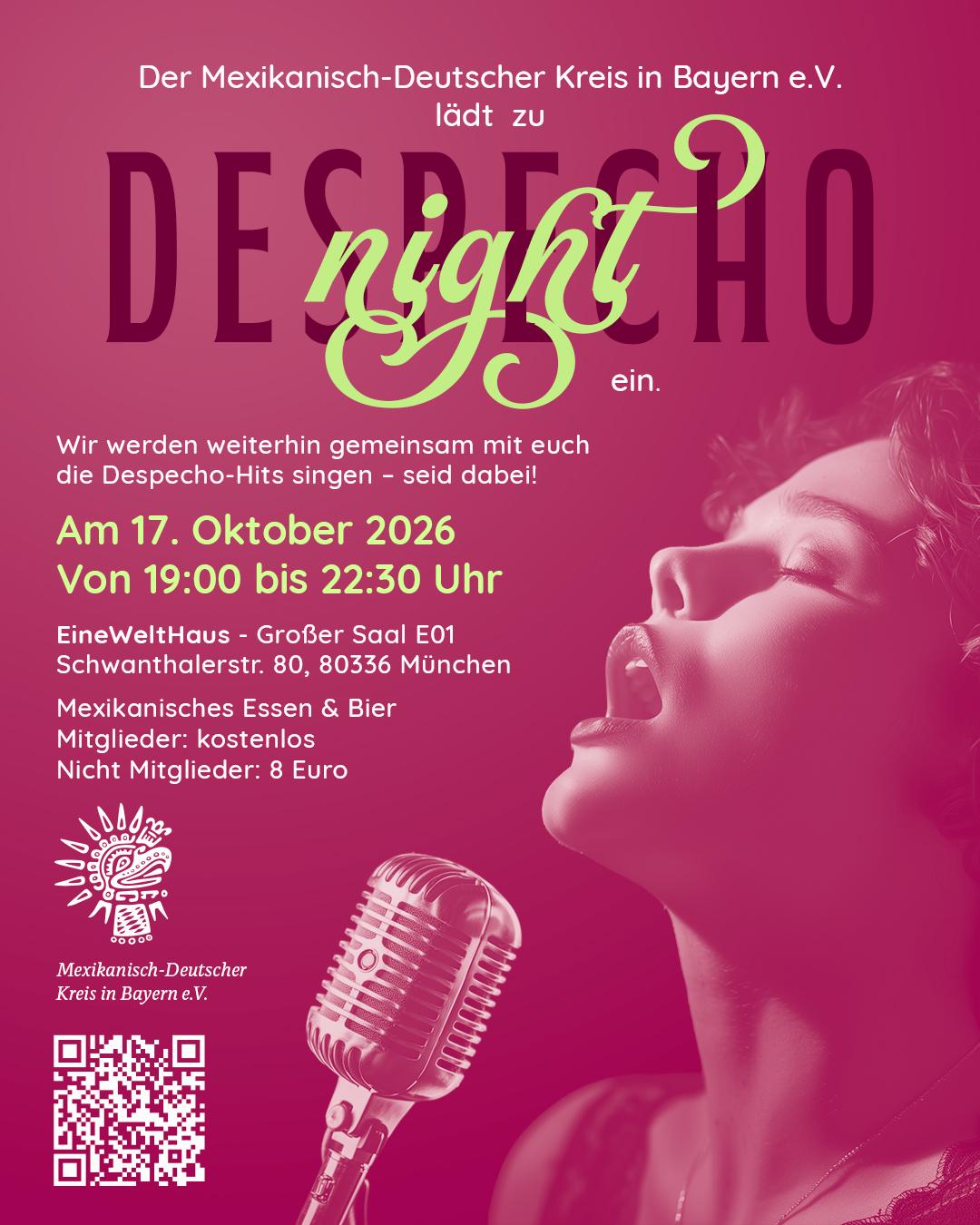 Einladung Despecho Night